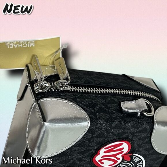 NEW NWT Michael Kors Jeanie Small Trunk Crossbody Purse – NYC Patch Edition - Picture 7 of 12